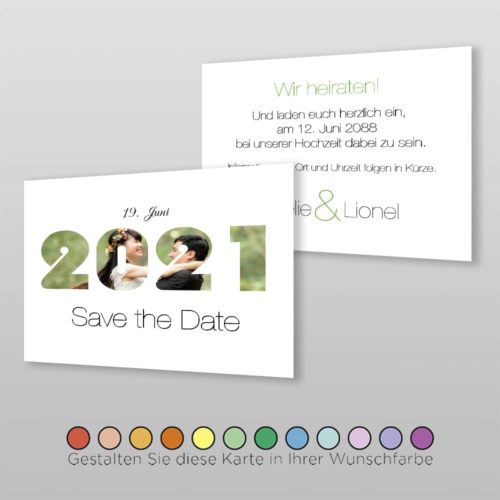Save the Date A6q 2S Amelie