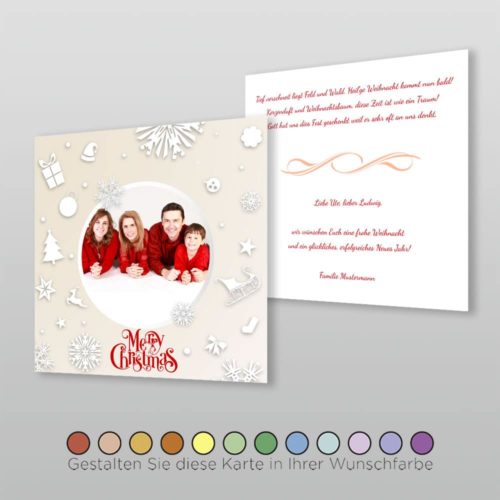 Weihnachtskarte Q 2s Marybelle